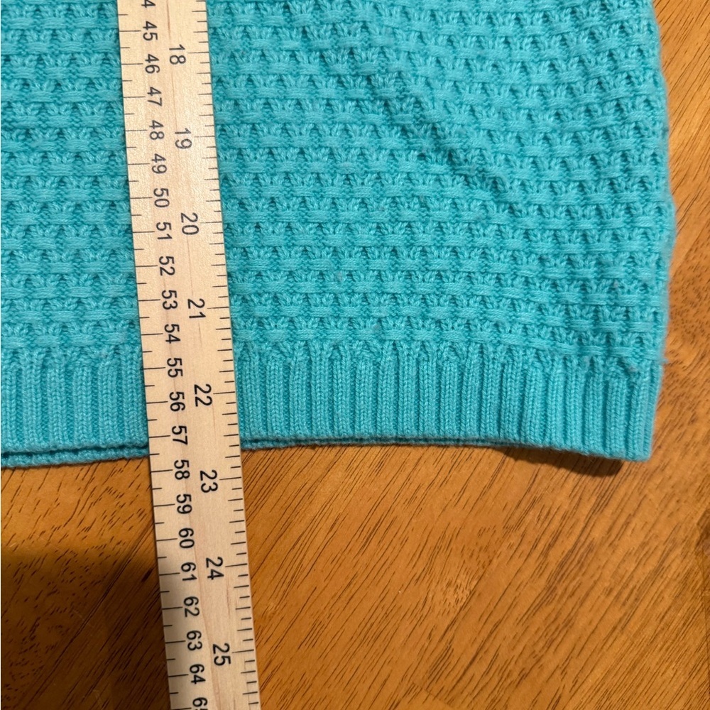 Talbots lambs wool sweater mint green size XL - Picture 9 of 9